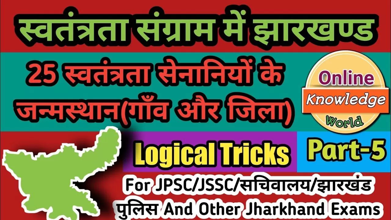 Jharkhand Freedomfighters Birthplace