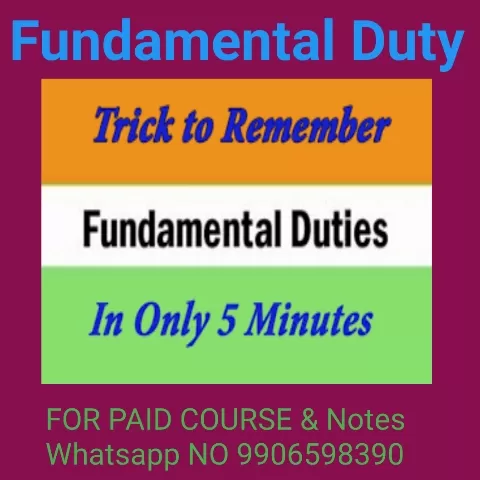 Fundamental Duty In Constitution